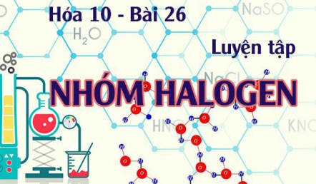 Luyện tập tính chất hóa học của nhóm halogen, hợp chất halogen và bài tập - hóa 10 bài 26